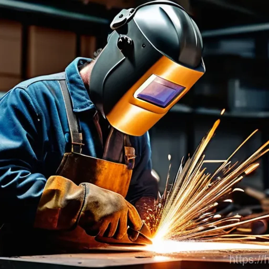용접사 직업 만족도 조사 - **Prompt 1: The Artisan Welder**
    A skilled male welder, mid-30s, wearing a clean, fire-resistant...